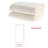 Towel, Hand Towels,Soft Plush Jacquard Collection,Highly Absorbent Towel Set,2 Pcs(Cream)