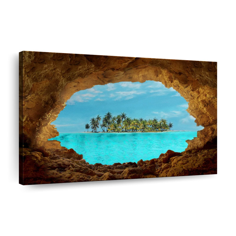 «Secret Island», reproduction sur toile, L 32 po x H 48 po