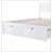 Platform Bed with Under-bed Drawers