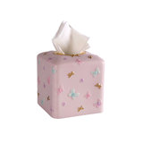 Butterfly Gold Tissue Box Cover
