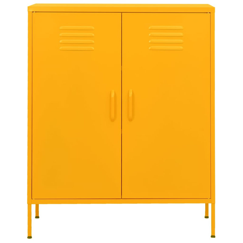 Classeur à tiroirs autoportant, Mustard Yellow
