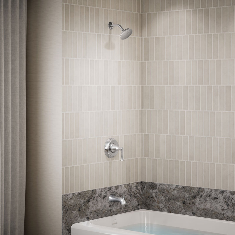 Buckley Bath And Shower Trim Kit, 1.75 Gpm, Polished Chrome, 1.75 GPM