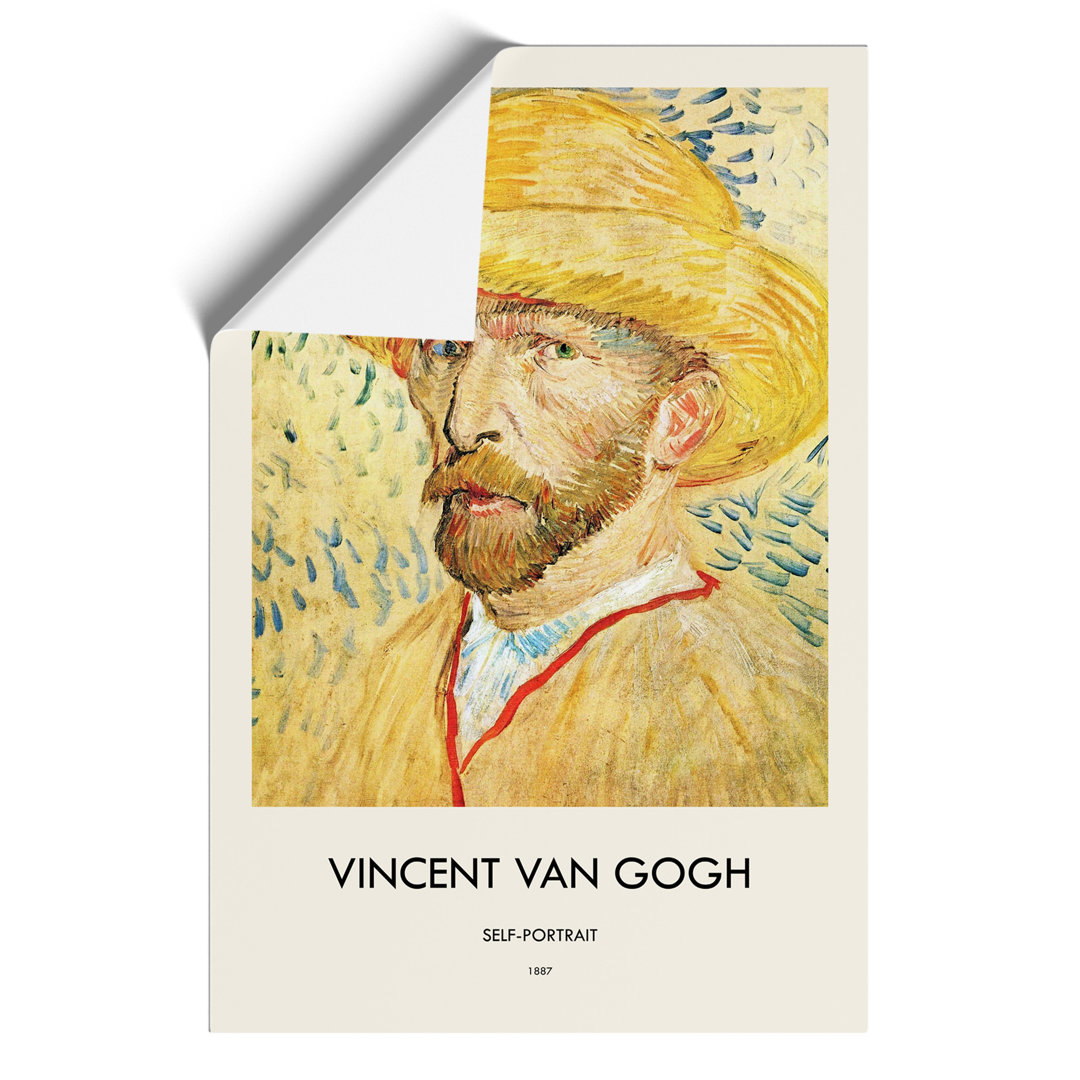 Self Portrait Print by Vincent van Gogh - Frameless Print