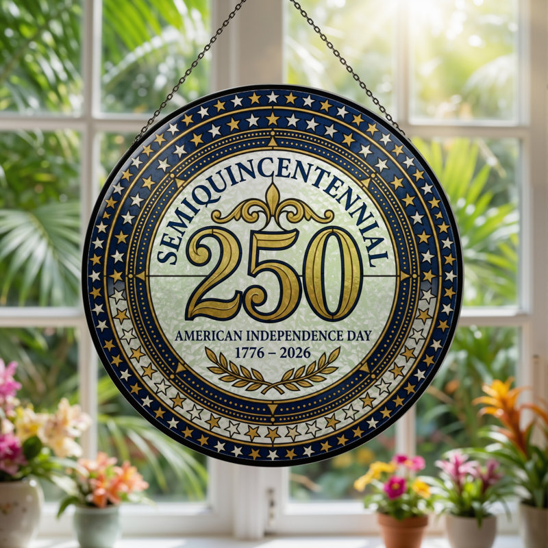 Panneau de fenêtre en verre à motif d'étoiles pour décoration intérieure 250 12 "H, H 12 po