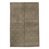 Handmade Silk and Wool Area Rug
