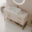 Meuble-lavabo moderne avec lavabo vasque en céramique