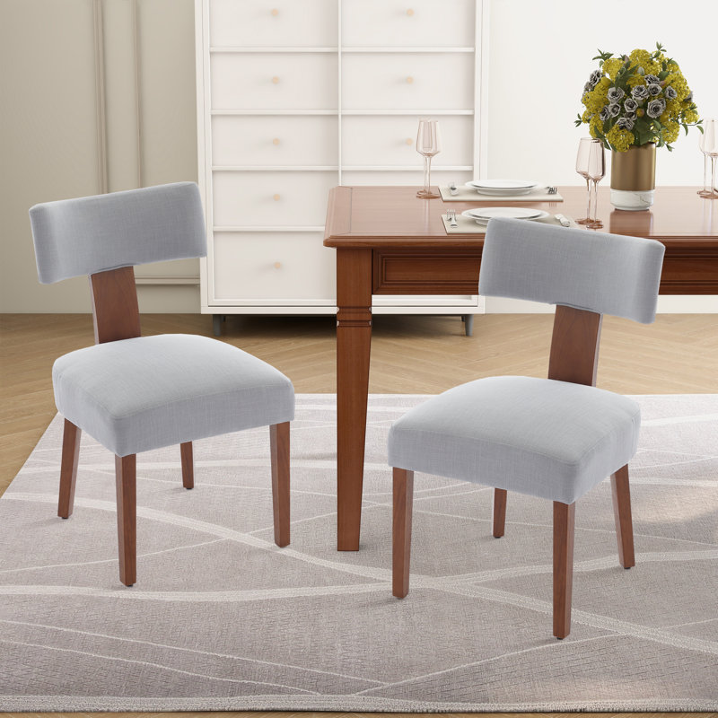 Chaise rembourrée l 20,45 po, Gris