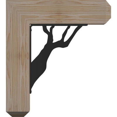 Damon 4" Triple Brace Craftsman Ironcrest Bracket