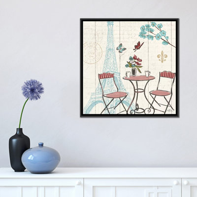 «Paris Tour VI» par Janelle Penner - Estampe numérique sur toile tendue avec châssis