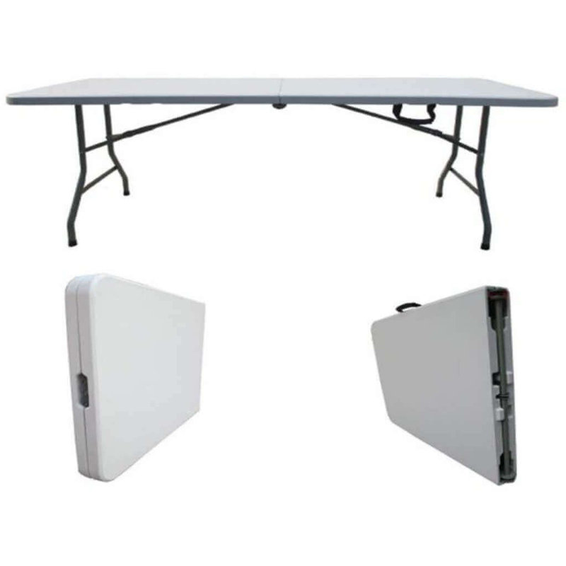 Armele 180cm Rectangular Fold-in-Half Folding Table
