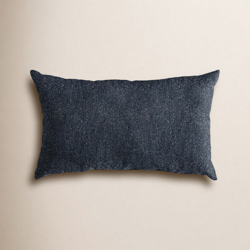 Coussin lombaire intérieur / extérieur Pavel Sunbrella®, Indigo, 20 po x 13 po