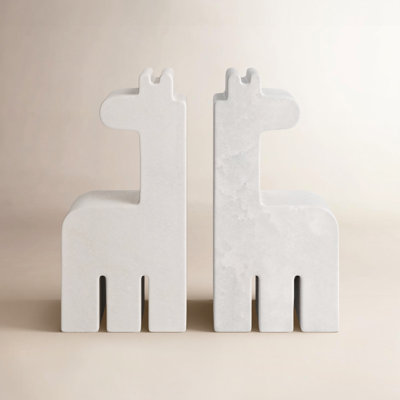 Alcalde Marble Bookends