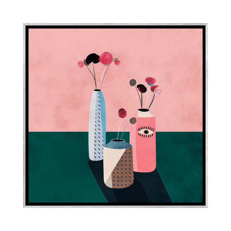 «Floral Minimal III» par Ana Rut Bré - impression d'art graphique, Aucun mat, H 26 po x l 26 po x P 1,5 po