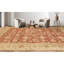 Tapis oriental rectangulaire en laine noué à la main de couleur rouille / or-91230389