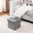 Cube Storage Ottoman With Tray-831682807