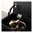 Black Portable Garment Rack,Clothes Valet Stand With Storage Organizer