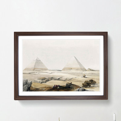Pyramids of Giza by David Roberts - Picture Frame Painting Print