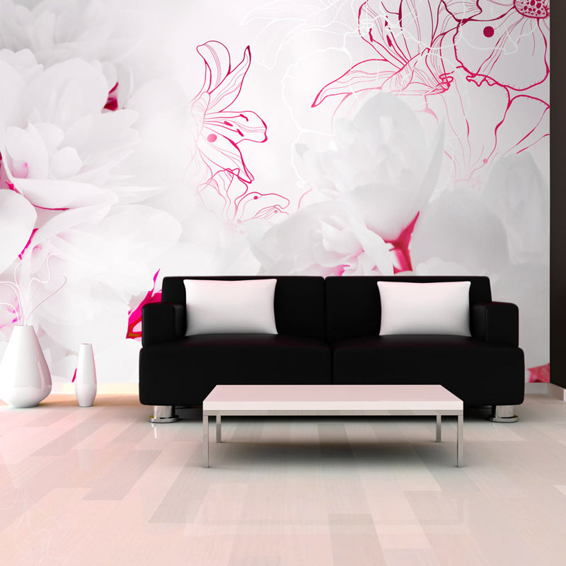 Roll, 41.3" L x 59.1" W, Pink/Gray