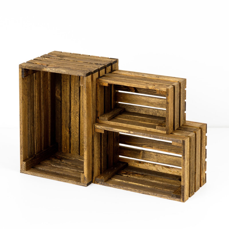 Caisse en bois massif Loon Peak®