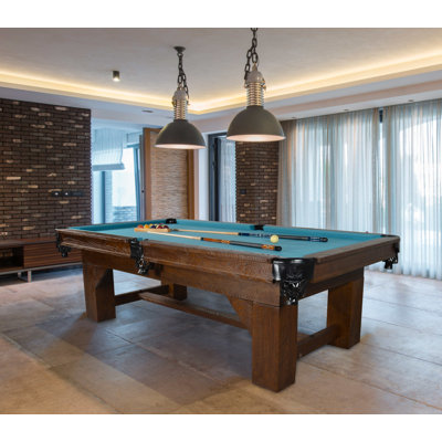 Bungalow Art Frame Direct 100'' L Pool Table