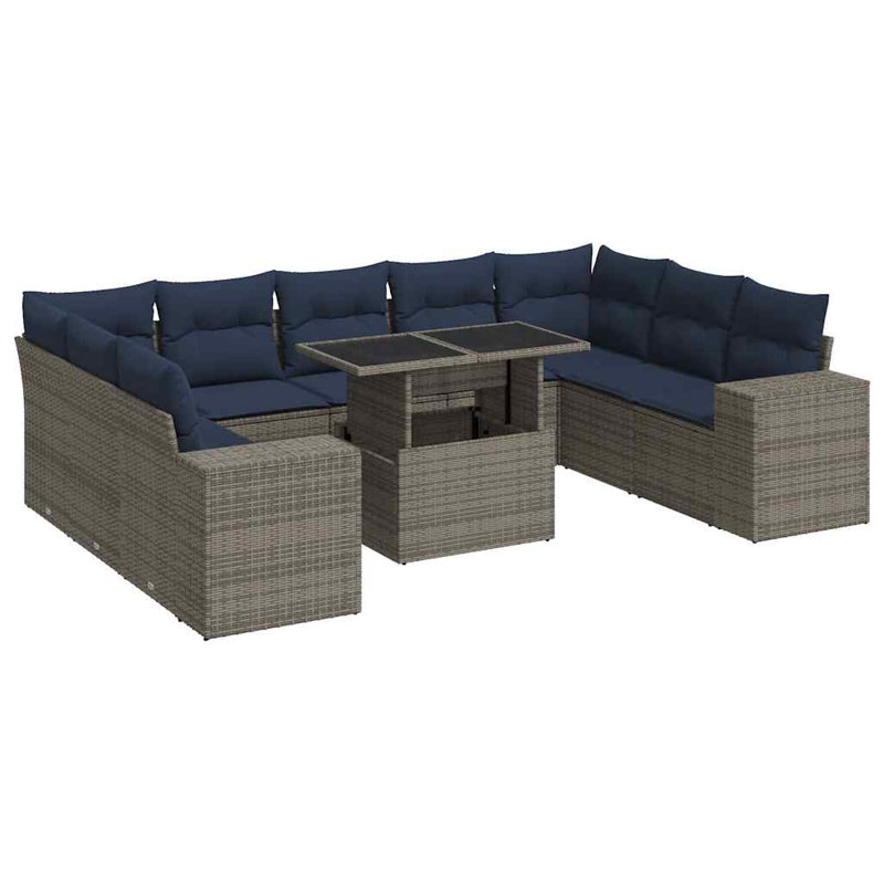 55cm Wide Patio Sofa with Cushions