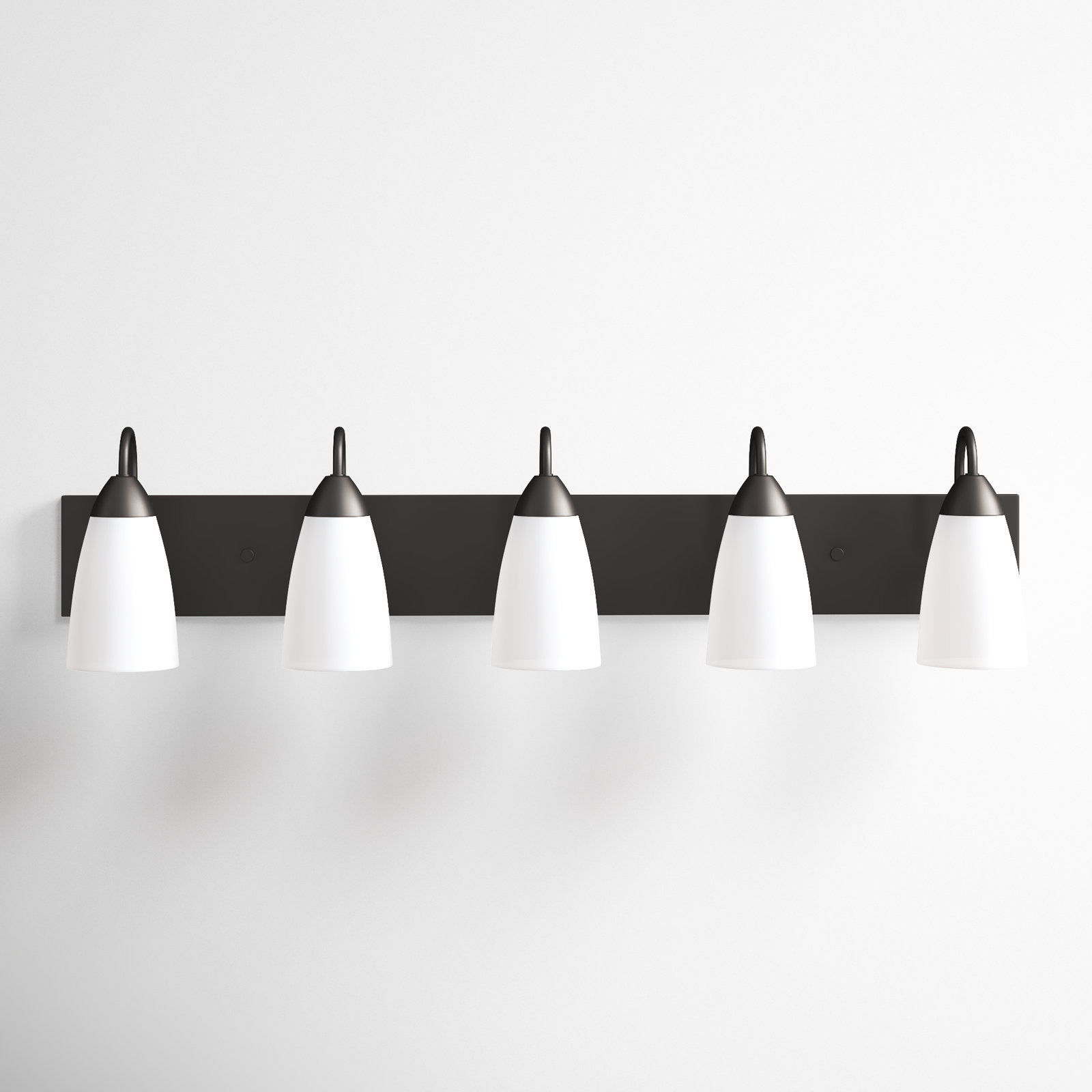 5-Light Dimmable Vanity Light, No, Burnt Sienna