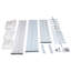 Abri de voiture robuste de 3 m x 6 m (10 pi x 20 pi) - Construction triangulaire stable, piquets d'ancrage, parois latérales amovibles et antirouille