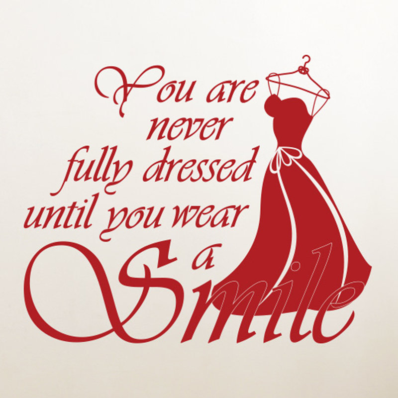 Wall Decal, Dark Red, Large