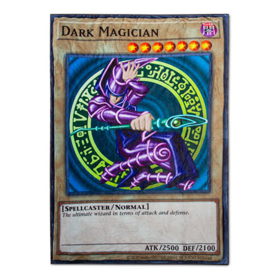 Yu-Gi-Oh! Dark Magician Card Throw Blanket | 45 x 60 Inches