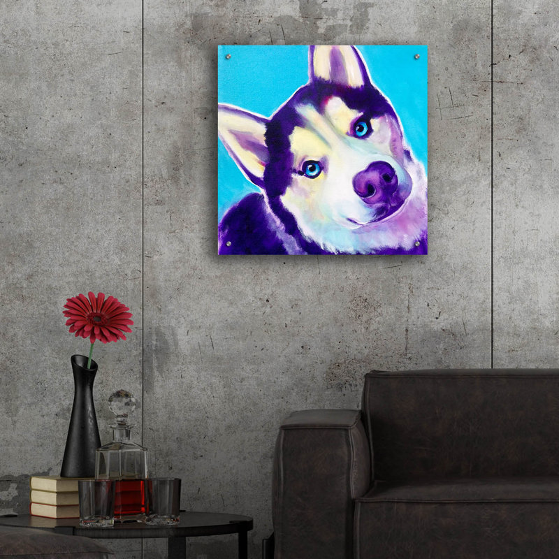 «Husky - Dico» par Dawg Painter, H 24 po x l 24 po