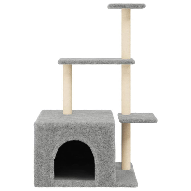 110cm H Cat Tree, Light Grey