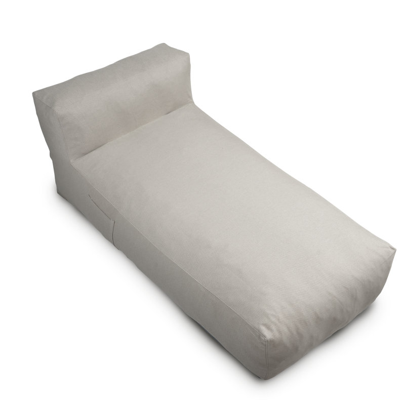 Ivory Outdoor Chaise Lounge, Ivory