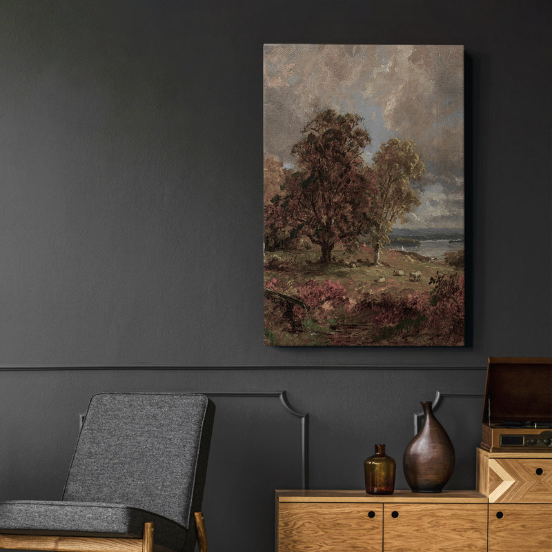 Paysage rétro Lxxi, H 28 po x l 19 po