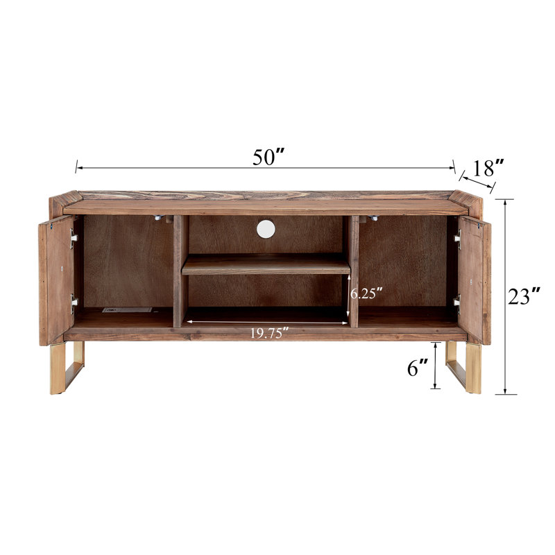 Unfinished TV Stand for TVs up to 50"