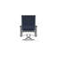 Belle Isle Sling Aluminum Frame Dining Height Swivel Rocker with Marine Grade Polymer Arm Accent-1423647162-1423647165