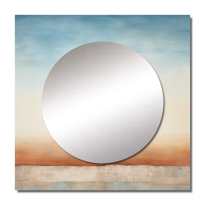 Lenas - miroir mural minimaliste pour salle de bain, 23 po x 23 po