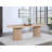 Ivona Oak Dining Table-74351378