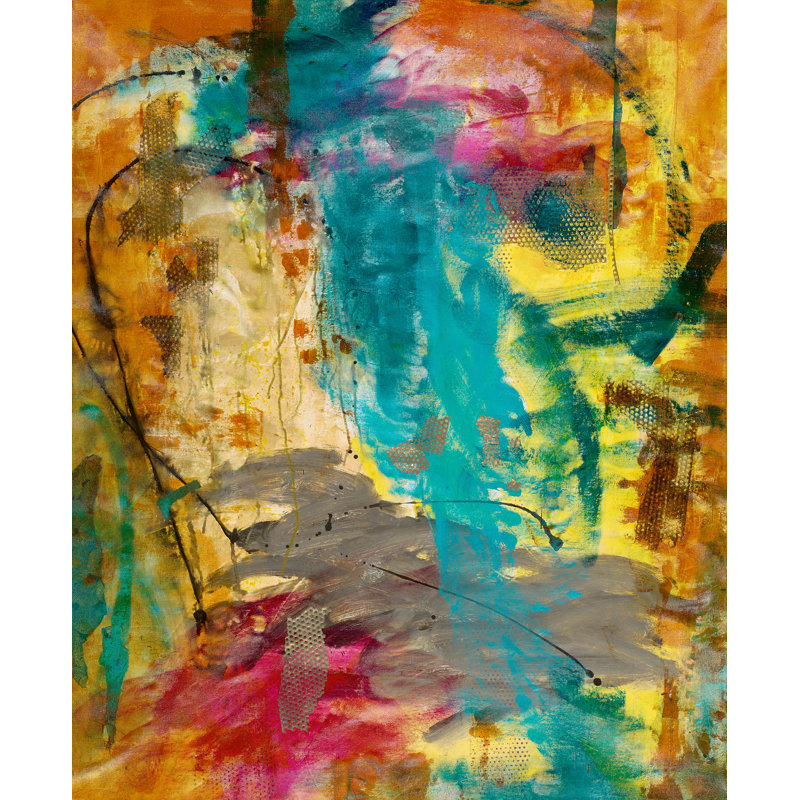 Pure Paradise Print by Ann Golumbuk, 44" H x 36" W, Image Brush Gel