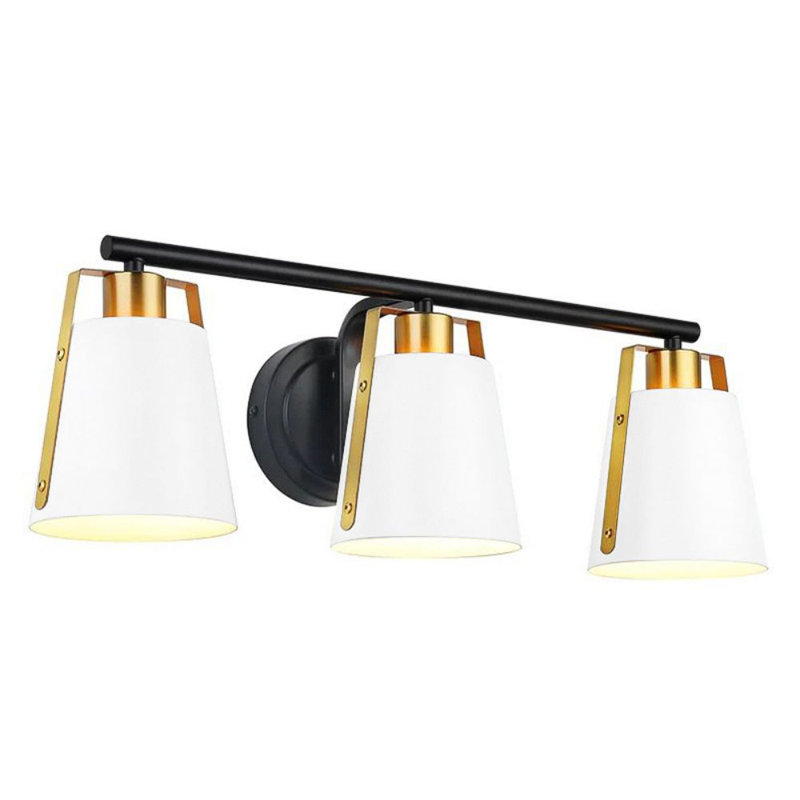 Éclairage pour salle de bain 3 lumières, Blanc
