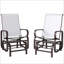 Ensemble de 2 fauteuils d'extérieur confortables pour une détente en douceur avec un design ergonomique-99637620