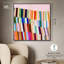 Impression sur toile Rainbow Ribbon III par Art Remedy-119978348-123397644