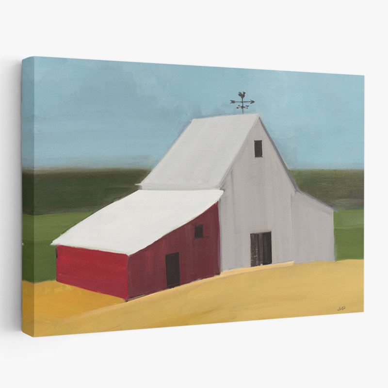 Modern Farmhouse Americana Barn, H 48 po x l 32 po