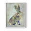 Fantastic Florals Hare, assis, reproduction encadrée - bois massif-1679915346-1679915357