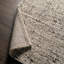 Tapis gris en laine fabriqué à la main Elya-82740530
