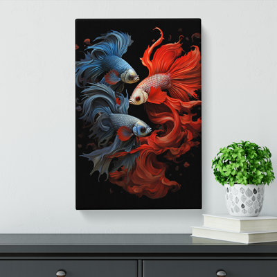 Siamese Fighting Fish Gothic - No Frame Print