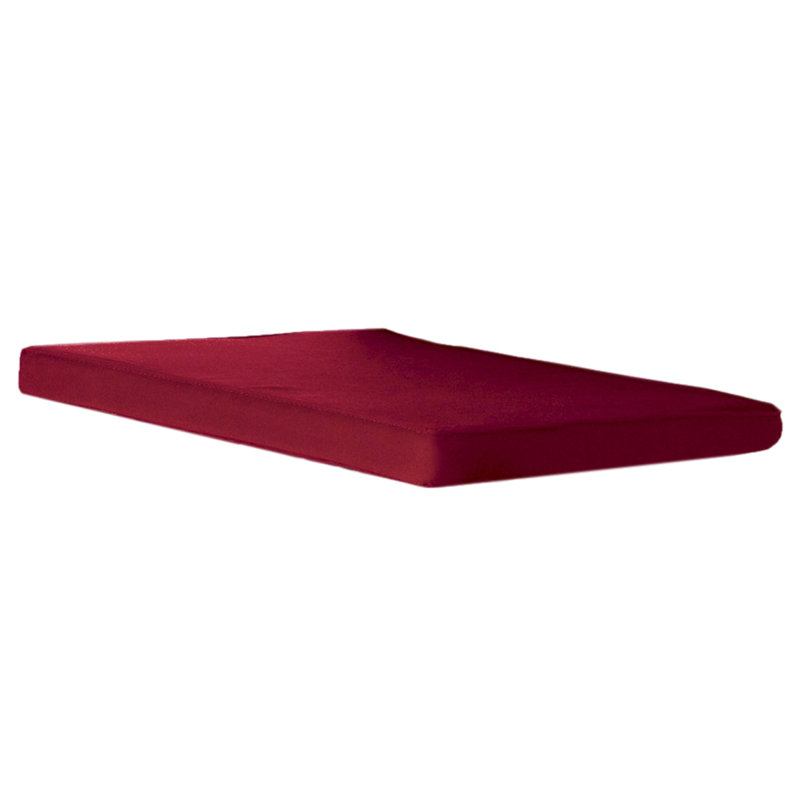 Coussin de siège en teck Java, Rouge