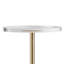 Table d'appoint transparente, table de chevet