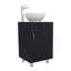 Meuble-lavabo de salle de bain avec lavabo, 1 porte, 4 pieds-321490470