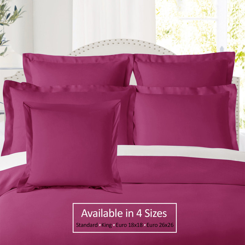 Polyester Bedding, 18" x 18", Magenta