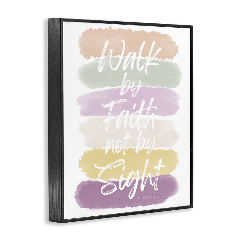 Marche par Faith Pastels, estampe numérique, conception par Marcus Prime, 14" H x 11" W, Giclée encadrée noir minuit